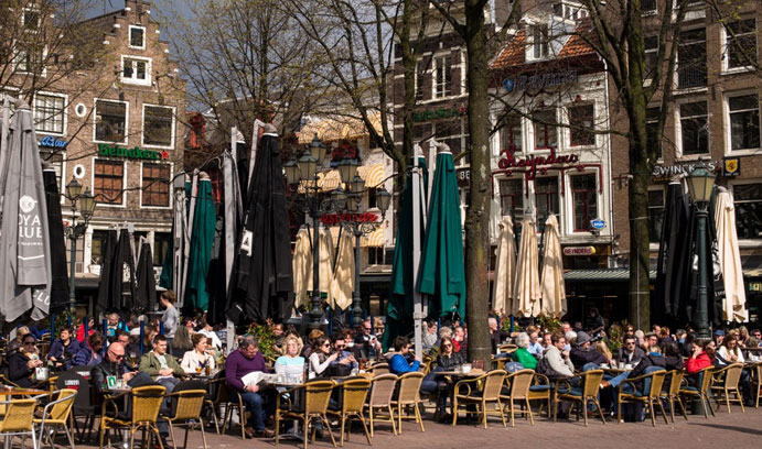 Leidseplein In De Ochtend