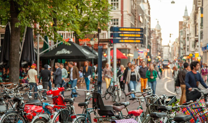 Leidseplein Met De Fiets