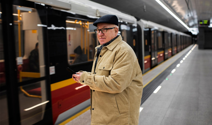 Leidseplein Met Metro En Bus
